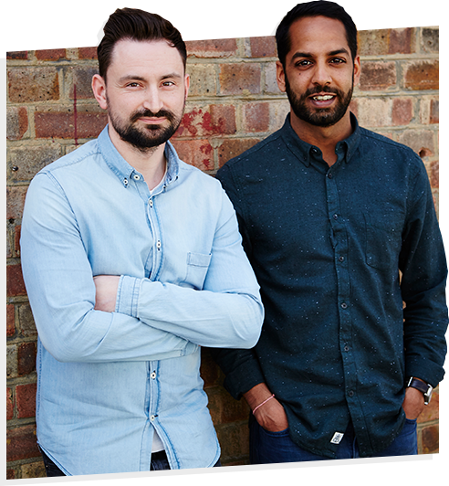 About us: Shami and Neil