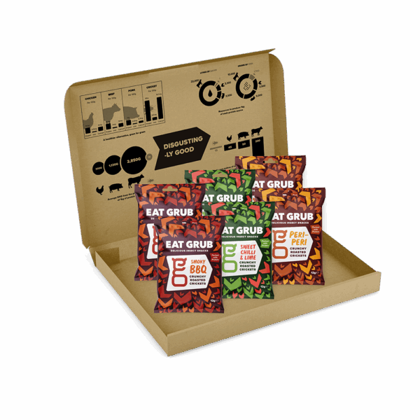 Mixed Flavours Roasted Crickets