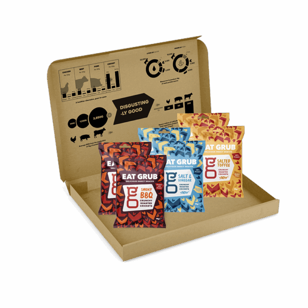 Mixed Flavours Roasted Crickets