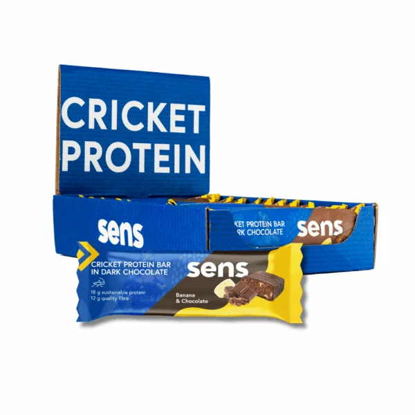 Cricket Protein Bars - Banana & Chocolate 12 Pcs