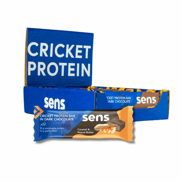 Cricket Protein Bars - Caramel & Peanut Butter 12 Pcs