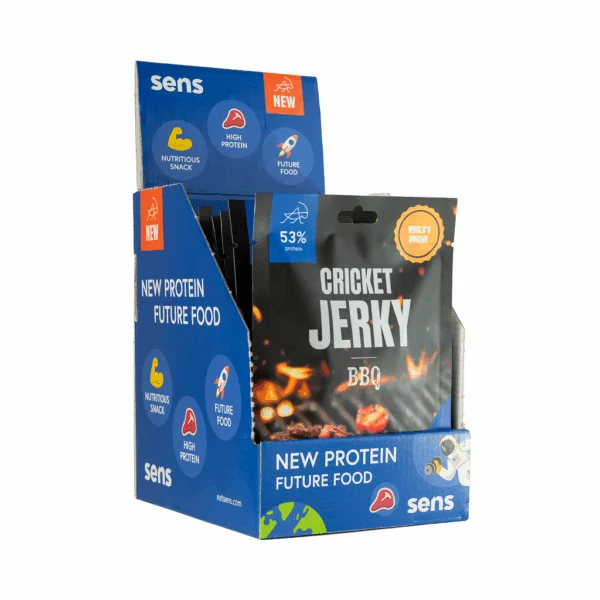 Cricket Jerky - BBQ 12 Pcs