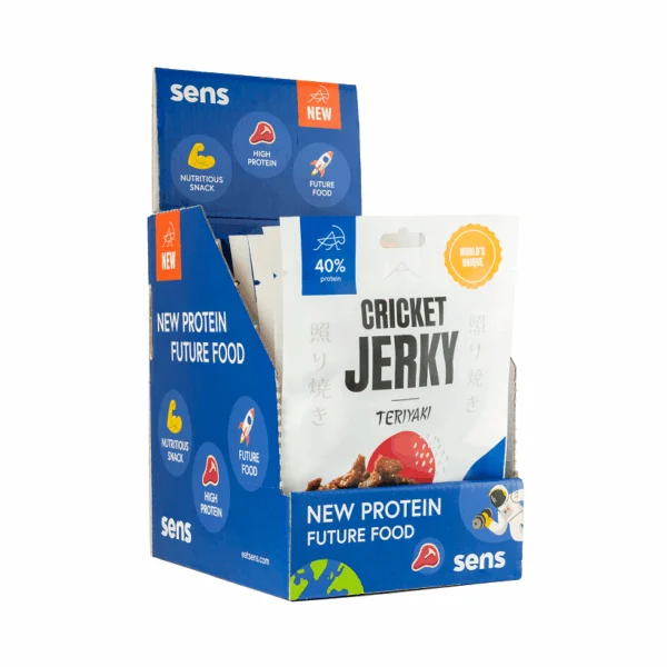 Cricket Jerky - Teriyaki 12 Pcs