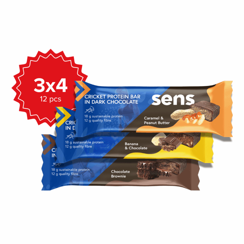 Cricket Protein Bars - Mixed 12 Pcs