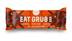 Eat Grub Bar - Dark Choc & Mango made with cricket four
