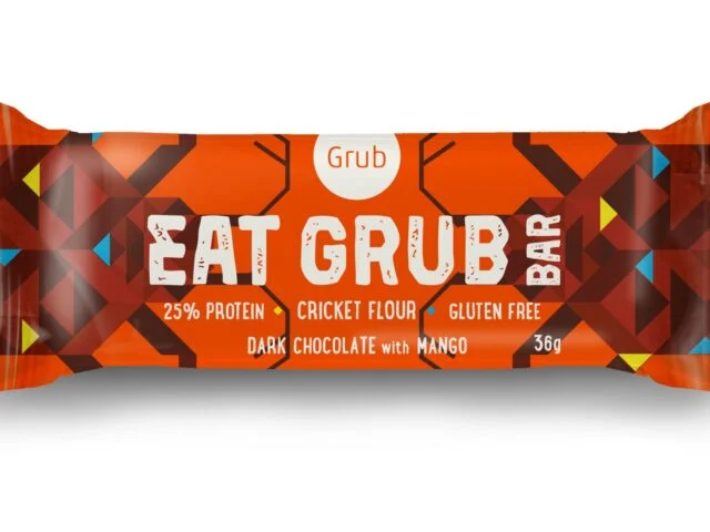 Eat Grub Bar - Dark Choc & Mango made with cricket four