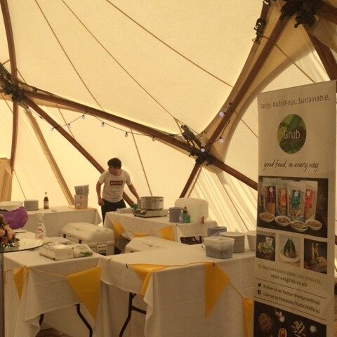 edible insects at Downing May Ball