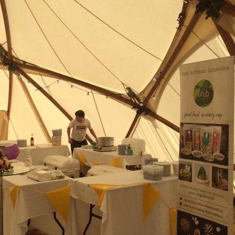 edible insects at Downing May Ball