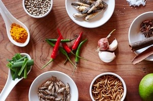 Roasting insects